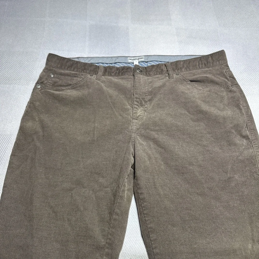 Peter Millar Brown Corduroy 5 Pocket Classic Fit Stretch Pants Men's‎ Size 38x33